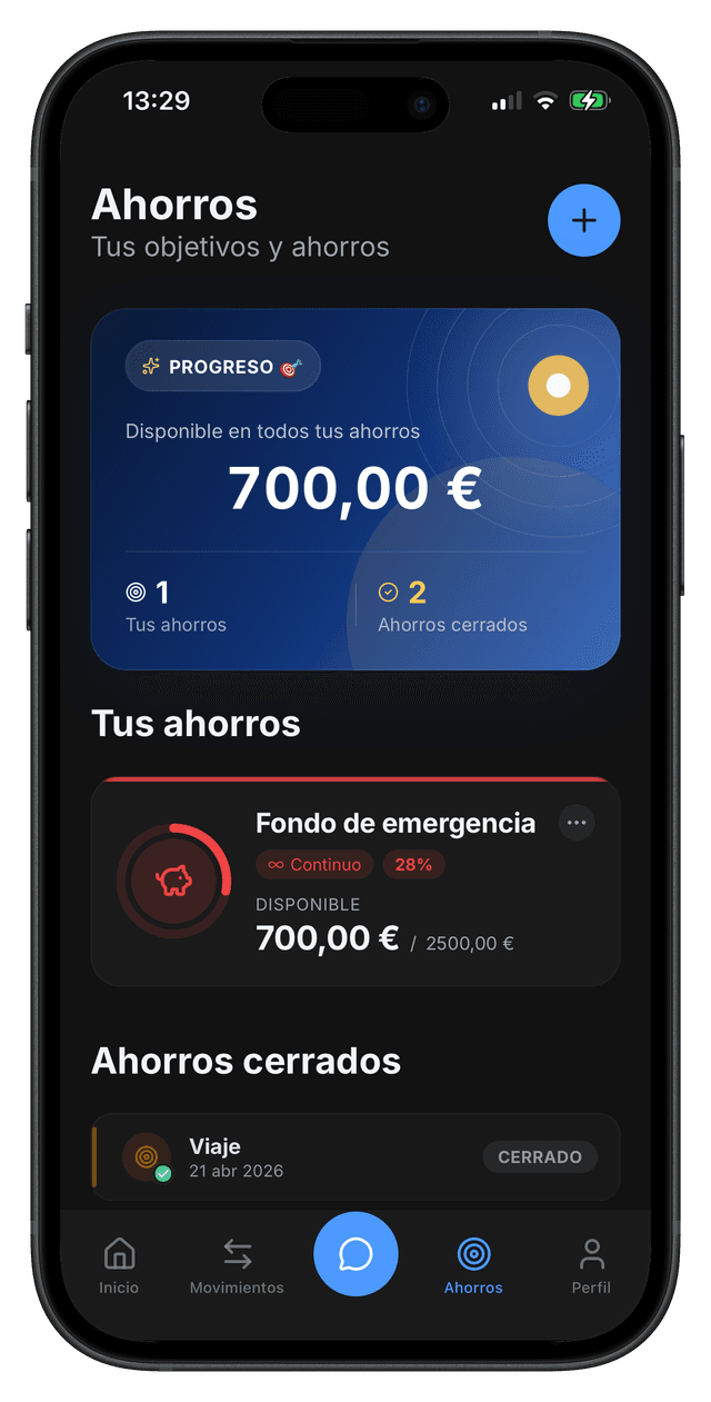 Pantalla de insights con IA de GALI